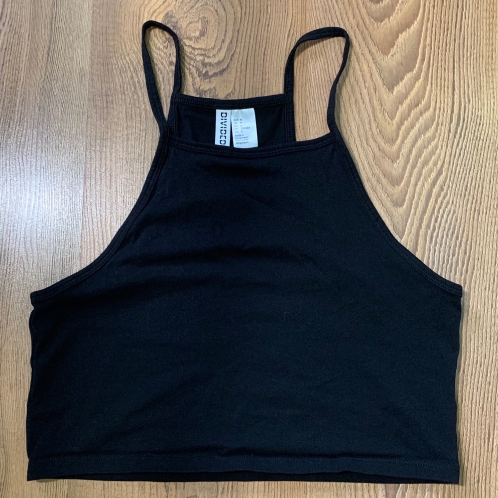 H&M High Neck Crop Top